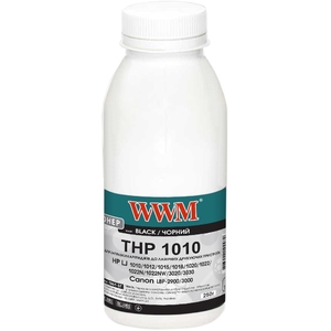 Тонер черный Black универсальный для HP LJ 1010 / 1012 / 1015 бутль 250 г WWM