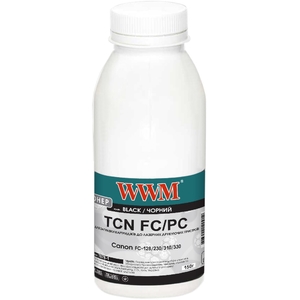 Тонер чорний Black для Canon FC-128 / 230 / 310 / 330 бутль 150 г WWM