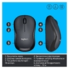 Мишка бездротове, 1000 DPI, 3 клавіші Silent Grey M220 Logitech