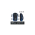 Мышка беспроводная, 1000 DPI, 3 клавиши blue M185 Logitech