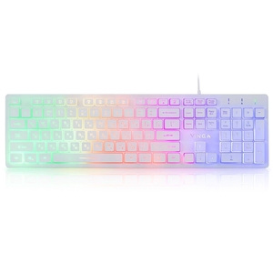 Клавіатура USB, 104 клавіші White KB410 Vinga