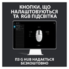 Мишка USB, 8000 DPI, 5 клавіш White G102 Logitech