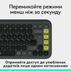 Бездротова мембранна Bluetooth клавіатура POP Icon Keys UA Graphite Logitech