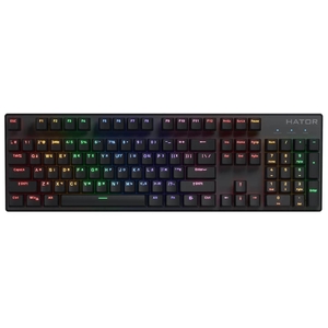 Клавіатура USB, 104 клавіші Icefall Mecha Rainbow Black Hator