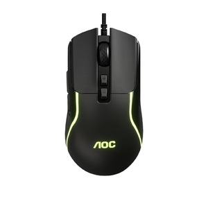 Мышка USB, 8000 DPI, 7 клавиш с LED подсветкой Black GM170B AOC