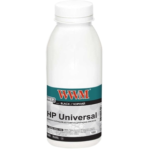 Тонер чорний Black універсальний для HP LJ бутль 100 г WWM