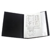 Папка 80 файлів А4, у пластиковому чохлі, чорна 1280-01-A Axent