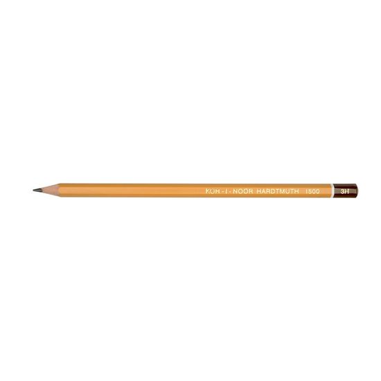 Олівець графітний 1500,  3Н 1500.3H (12)
