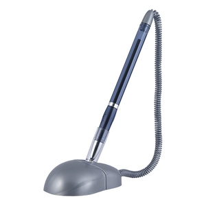 Ручка кулькова синя 0,7 мм, на підставці з клейким шаром Desk pen AB1019-02-A Axent