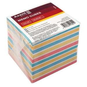 Папір для нотаток, 90х90 мм, 800 аркушів, мікс COLOR Delta D8025 Axent