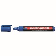 Маркер Permanent e-330 для нанесення стійких написів практично на будь-яку поверхню, на спиртовій основі, синього кольору, круглий пишучий вузол, ширина лінії 1-5 мм. Вироблено в Німеччині. e-330/03 (