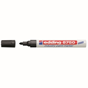 Маркер-фарба лаковий промисловий чорний Industry Paint e-8750/01 Edding
