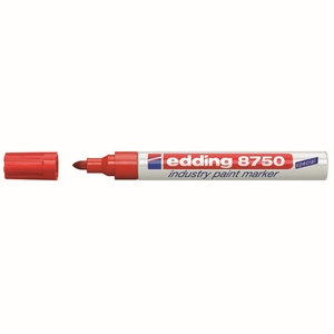 Маркер-фарба лаковий промисловий червоний Industry Paint e-8750/02 Edding
