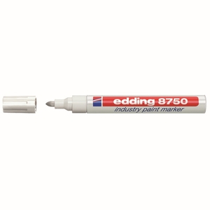 Маркер-фарба лаковий промисловий білий Industry Paint e-8750/011 Edding