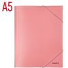 Папка А5, на гумках, рожева Pastelini 1514-10-A Axent