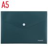 Папка-конверт А5, на кнопке, зелёная Earth colors 1522-30-A Axent