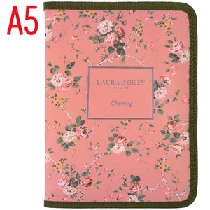 Папка об'ємна А5+, на блискавці Laura Ashley. Charming 1805-30-A Axent