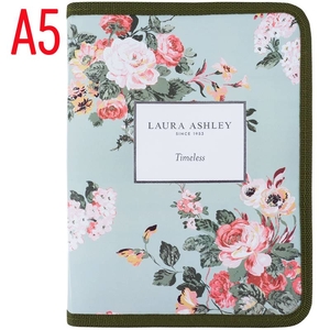 Папка объемная А5+, на молнии Laura Ashley. Timeless 1805-32-A Axent