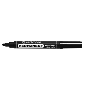 Маркер Permanent Dry Safe 8510 для нанесения стойких надписей практически на любую поверхность, не высыхает без колпачка до 14 дней, термостойкие чернила до 100°С, чёрного цвета, круглый пишущий узел,