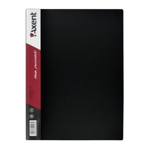Папка 60 файлів А4, чорна 1060-01-A Axent