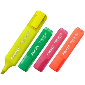 Набор текстовых маркеров, 4 цвета Highlighter 2537-40-A Axent
