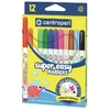 Фломастери, 12 кольорів SUPER EASY 2580 Centropen