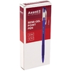 Ручка масляна синя 0,7 мм Glide AB1052-02-A Axent