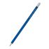 Олівець графітний з гумкою, НВ, 100 шт., асорті, туба D2101 (100)