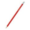 Олівець графітний з гумкою, НВ, 100 шт., асорті, туба D2101 (100)