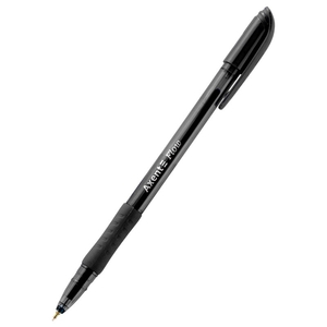 Ручка масляна чорна 0,7 мм Flow AB1054-01-A Axent