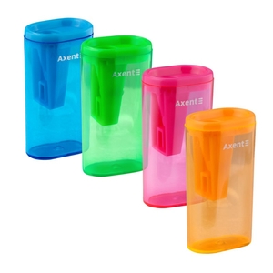 Точилка с контейнером, микс Lighter 1155-A Axent