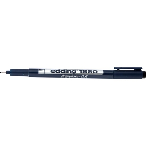 Лінер для креслення чорний 0,5 мм drawliner e-1880/0.5 Edding