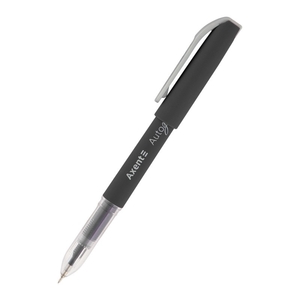 Ручка гелева чорна 0,5 мм Autographe AG1007-01-A Axent