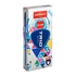 Ручка шариковая синяя 1 мм, микс Trio UX-104-02 Unimax