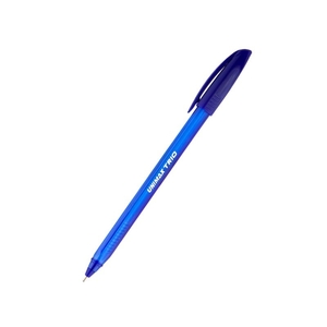 Ручка кулькова синя 1 мм, мікс Trio UX-104-02 Unimax