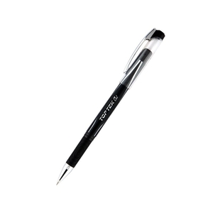Ручка гелевая черная 0,5 мм Top Tek Gel UX-133-01 Unimax