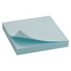 Блок бумаги с липким слоем, 75x75 мм, 100 листов. Цвет синий. Плотность 75 г/м2. D3314-04