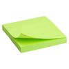 Блок бумаги с липким слоем, 75x75 мм, 100 листов. Цвет неоновый зеленый. Плотность 75 г/м2. D3414-12