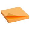 Блок бумаги с липким слоем, 75x75 мм, 100 листов. Цвет неоновый оранжевый. Плотность 75 г/м2. D3414-15