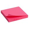 Блок паперу з клейким шаром, 75x75мм, 100 аркушів. Колір неоновий рожевий. Щільність 75г/м2. D3414-13 (1)