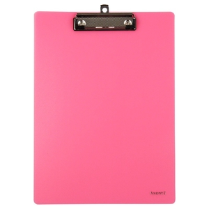 Планшет А4, с прижимом, розовый 2515-10-A Axent