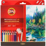 Олівці кольорові акварельні 48 кольорів художні MONDELUZ Koh-i-Noor
