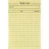 Блок паперу з клейким шаром Task list, 100x150мм, 100 аркушів. Колір жовтий. Щільність 75г/м2. 2480-01-A (1)