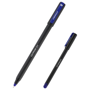 Ручка кулькова чорна 0,7 мм Ultron 2x UX-146-01 Unimax