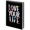 Щоденник датований 2022 А5, 336 сторінок, лінія, тверда обкладинка Стандарт Графо Love your life 73-795 68 132 Brunnen
