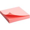 Блок паперу з клейким шаром, 75x75 мм, 100 аркушів. Колір рожевий. Щільність 75 г/м2. 2314-03-A (1)