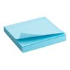 Блок паперу з клейким шаром, 75x75 мм, 100 аркушів. Колір синій. Щільність 75 г/м2. 2314-04-A (1)