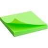 Блок паперу з клейким шаром, 75x75 мм, 80 аркушів. Колір неоновий зелений. Щільність 75 г/м2. 2414-12-A (1)