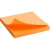 Блок паперу з клейким шаром, 75x75 мм, 80 аркушів. Колір неоновий помаранчевий. Щільність 75 г/м2. 2414-15-A (1)