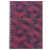 Блокнот А5, 96 сторінок в клітинку, обкладинка картон твердий Eternity 8032-25-A Axent